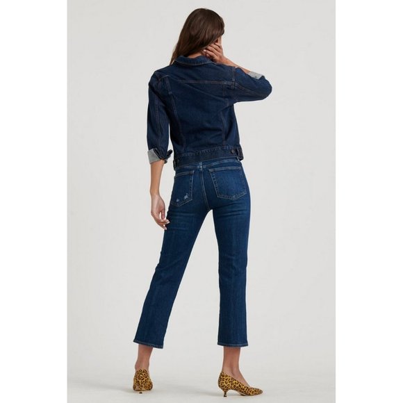 Lucky Brand Authentic Straight Crop Jeans 26 - Picture 3 of 8